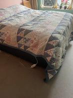 Mooi heel groot doorgestikt sprei, Ophalen, Blauw, Tweepersoons, Zo goed als nieuw