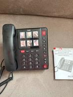 Fysic FX-39 Senioren Telefoon met Foto Snelkeuzetoetsen, Ophalen of Verzenden, Gebruikt, 1 handset