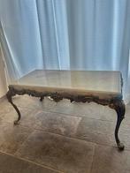 Antieke salontafel onyx blad barok stijl, Huis en Inrichting, Tafels | Salontafels, Ophalen, Overige materialen, Gebruikt, 100 tot 150 cm
