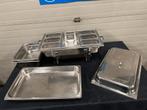 Chafing dish warmhoudbakken met 10 losse bakken, Huis en Inrichting, Ophalen, Zo goed als nieuw