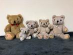 Vintage teddybeer - familie van 5 stuks, Verzamelen, Beren en Cherished Teddies, Ophalen of Verzenden, Zo goed als nieuw, Stoffen beer