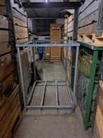 Metalen stapelrek / transportbok - pallet formaat, Ophalen, Gebruikt, IJzer