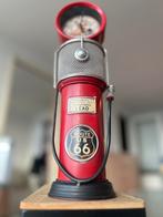 benzinepomp met klok – Route 66 – spaarpot, Antiek en Kunst, Verzenden