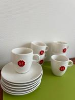 Douwe Egberts Kop en Schotel - Nicolai Carels (6 stuks), Gebruikt, Ophalen of Verzenden, Effen, Kop(pen) en/of Schotel(s)