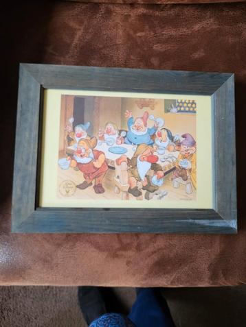 Sneeuwwitje en de Zeven Dwergen Print beschikbaar voor biedingen