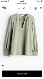 Nieuw! Heerlijke mousseline blouse, DUBBELGEWEVEN BLOUSE, H&M, Nieuw, Ophalen of Verzenden, Maat 36 (S)
