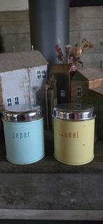 Twee vintage bussen bus kaneel peper Brabantia, Antiek en Kunst, Ophalen of Verzenden