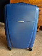 Samsonite Koffer - Blauw, Sieraden, Tassen en Uiterlijk, Koffers, 60 tot 70 cm, Uitschuifbare handgreep, Gebruikt, Hard kunststof