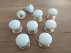 Allerlei porseleinen knopjes voor kastdeurtjes, Ophalen of Verzenden, Gebruikt, Overige materialen, Overige typen