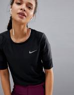 Nike Dri-Fit sporttop glad materiaal, Zwart, maat L, Kleding | Dames, Verzenden, Zwart, Maat 42/44 (L), Nike