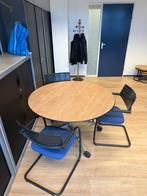 GRATIS op te halen: Ronde tafel + 4 stoelen, Huis en Inrichting, Ophalen, Gebruikt, Rond, Vier personen
