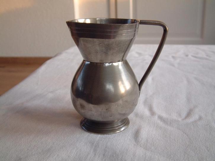 antiek Depoorter zuiver tin kannetje, Antiek en Kunst, Antiek | Tin, Ophalen of Verzenden