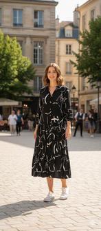 jurk Culture, Zwart, Ophalen of Verzenden, Zo goed als nieuw, Knielengte