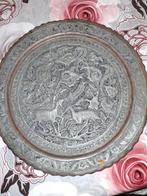 Mooi tinnen bord met afbeelding, Ophalen of Verzenden