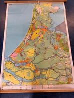 Topografie kaarten onderwijs, Antiek en Kunst, Antiek | Schoolplaten, Ophalen, Aardrijkskunde