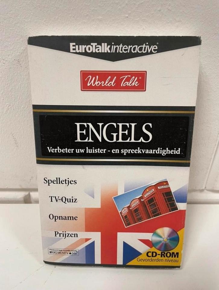 EuroTalk Interactive - Engels (CD-ROM) - Gevorderden Niveau, Computers en Software, Educatie- en Cursussoftware, Zo goed als nieuw