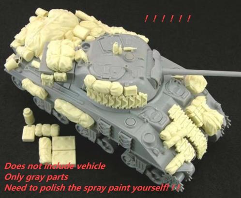 D-20,STOWAGE SET 1-35,Sherman Firefly, Hobby en Vrije tijd, Modelbouw | Auto's en Voertuigen, Nieuw, Overige merken, Verzenden