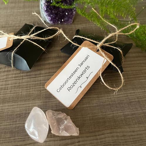Edelsteen geboortedoosje, Verzamelen, Mineralen en Fossielen, Mineraal, Ophalen of Verzenden
