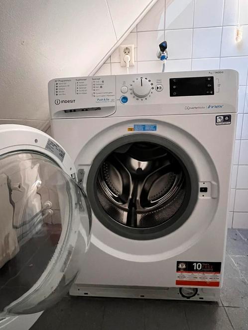 Indesit Wasmachine 7kg, Witgoed en Apparatuur, Wasmachines, Gebruikt, Voorlader, 6 tot 8 kg, 1200 tot 1600 toeren, Ophalen of Verzenden