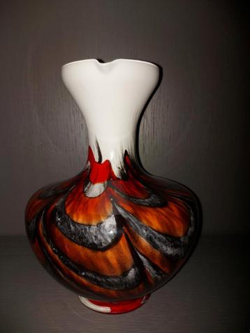 Vintage Opaline Florence vaas, Carlo Moretti beschikbaar voor biedingen