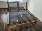 AUPING 2PERSBED BEUKEN 160 X 210 +AUPING GASVEER VERSTEL.SPI, Huis en Inrichting, Slaapkamer | Bedden, Ophalen, Overige kleuren