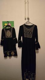 Mama en dochter jurk set, Kleding | Dames, Maat 38/40 (M), Blauw, Ophalen of Verzenden, Zo goed als nieuw