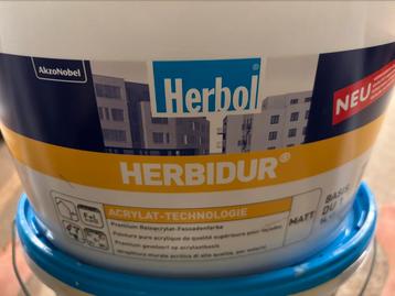 Herbol grijze muurverf voor buiten 5liter beschikbaar voor biedingen