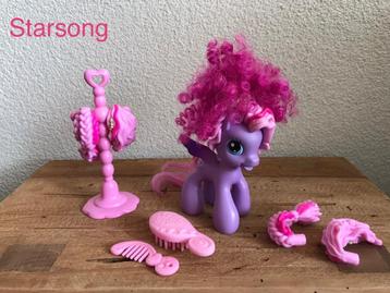 My little pony Starsong met leuke pruiken 12 .1/2 cm kapper  beschikbaar voor biedingen