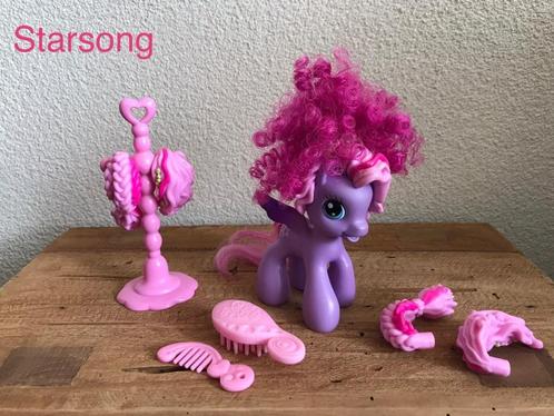 My little pony Starsong met leuke pruiken 12 .1/2 cm kapper, Kinderen en Baby's, Speelgoed | My Little Pony, Gebruikt, Verzenden