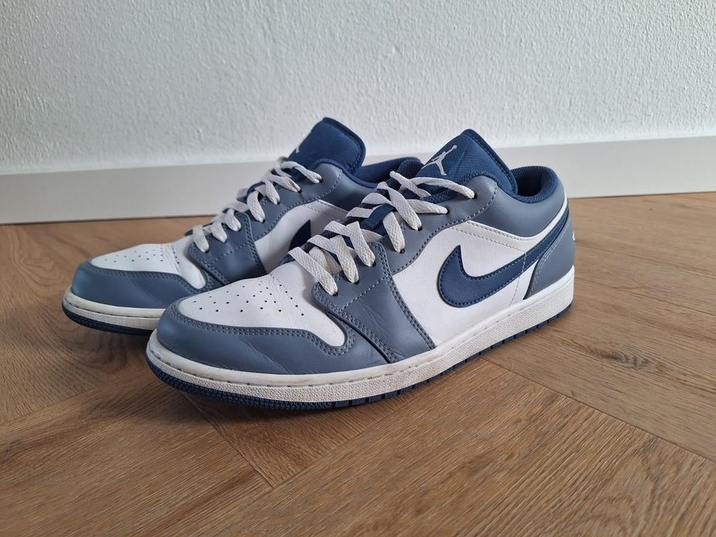 Nike Air Jordan Low Steel Blue - Maat 45, Kleding | Heren, Schoenen, Ophalen, Blauw, Nike, Sneakers of Gympen