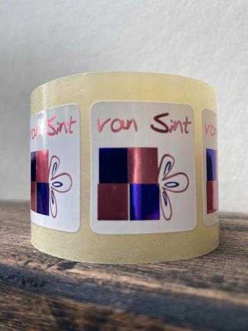 Luxe ‘van Sint’ stickers - 115 stuks! beschikbaar voor biedingen