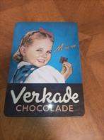Verkade chocolade blik, Ophalen of Verzenden, Gebruikt, Koek(jes), Verkade