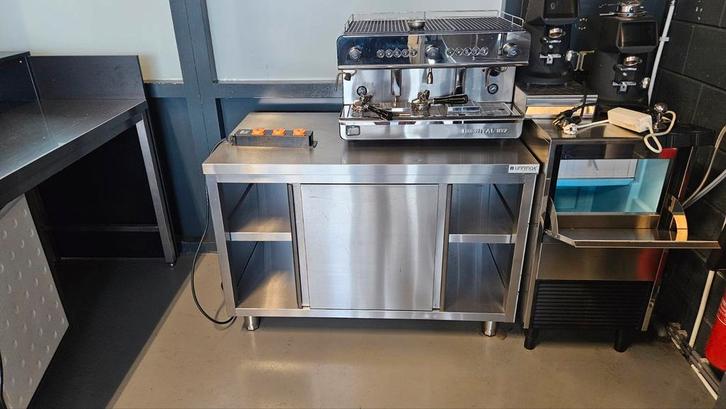 Iberital 2 Groeps Koffiemachine, Witgoed en Apparatuur, Koffiemachine-accessoires, Gebruikt, Ophalen