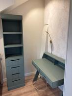Woood Bureau en Kast - Groene Krijtverf, Ophalen, Gebruikt