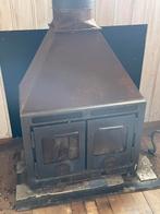 Houtkachel met kachelpijp en smoorklep, Huis en Inrichting, Kachels, Ophalen, Gebruikt, Hout, Houtkachel