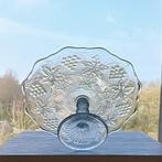 Taartschaal Medium Persglas Vintage, Antiek en Kunst, Antiek | Glas en Kristal, Ophalen of Verzenden