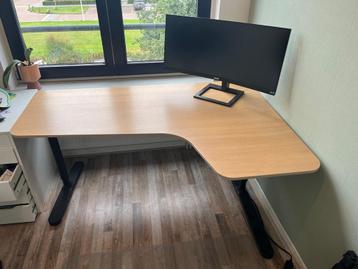 IKEA Hoek rechts bureau Verstelbaar bekant - afbeelding 3