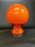 Vintage space age glazen  mushroom lamp jaren 70, Verzamelen, Retro, Ophalen of Verzenden, Huis en Inrichting