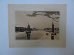 Zeer zeldzame aquatint Amsterdam met schepen John Carr 1807, Verzenden