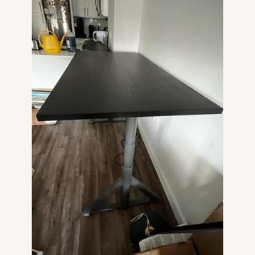 IDÅSEN sta/zit bureau (Elektrische) 160x80 cm, zwart, IKEA beschikbaar voor biedingen
