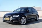 Audi A3 E-tron Uniek in NL Pano B&O Kuipstoelen Matrix Zwart, Te koop, Geïmporteerd, 5 stoelen, 1400 kg