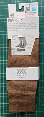 X-Socks Merino wollen sokken business Made in Italy, Nieuw, X-Socks, Ophalen of Verzenden, Bruin