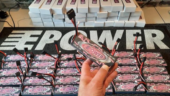 LiPo 2S E-POWER 6500 mAh voor o.a schaal 1/10 en 1/8 €43,35, Hobby en Vrije tijd, Modelbouw | Radiografisch | Auto's, Nieuw, Auto offroad