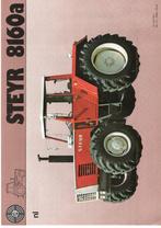 originele oude folder Steyr 8160a tractor / trekker, Boeken, Ophalen of Verzenden, Zo goed als nieuw