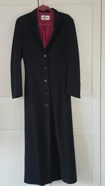 Diabless Paris Lange Zwarte Jas - T3, Kleding | Dames, Jassen | Zomer, Diabless Paris, Ophalen of Verzenden, Zo goed als nieuw