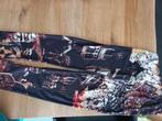 Kleurrijke legging met skeletten, mt xxl, Kleding | Dames, Leggings, Maillots en Panty's, Ophalen of Verzenden, Gedragen, Zwart