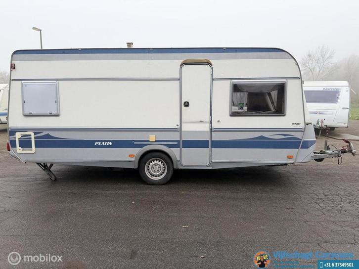 Fendt Platin 540 TFG incl voortent en luifel, Caravans en Kamperen, Caravans, Bedrijf, tot en met 4, 1000 - 1250 kg, Fendt, 6 tot 7 meter