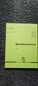 Bladmuziek blokfluit varia deel1 beginnende blokfluit., Muziek en Instrumenten, Ophalen of Verzenden, Zo goed als nieuw, Les of Cursus