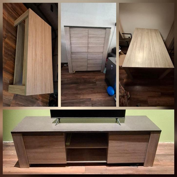 Complete woonkamerset met gebruikssporen, Huis en Inrichting, Complete inboedels, Ophalen