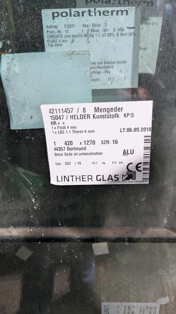 Gratis af te halen 6 dubbelglas ruiten, zie foto's beschikbaar voor biedingen